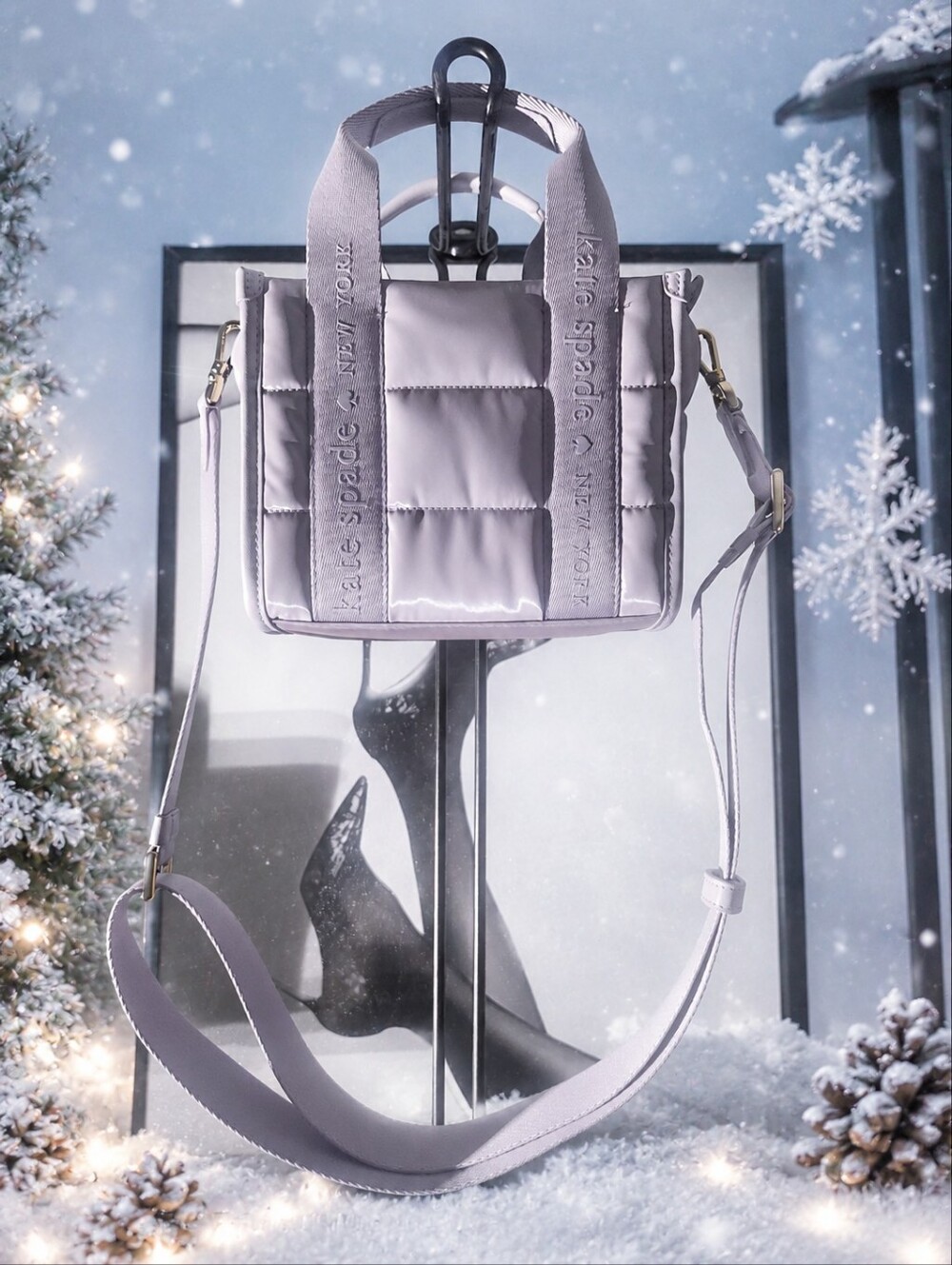 Kate Spade Lilac Nylon Mini Tote
